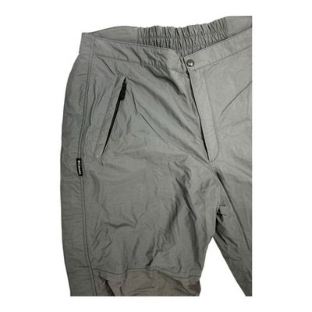 Columbia Omni-Tech Snow Pants Men’s TG Gray Waterproof Ski Full Zip Outdoor - Picture 6 of 16